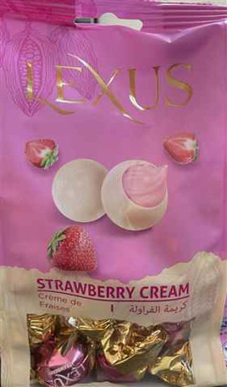 Picture of LEXUS STRAWBERRY CREAM CHOCOLATE 100G