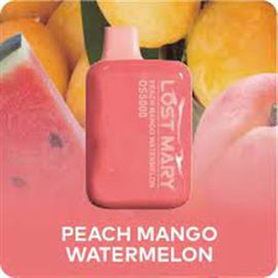 Picture of LOST MARY PEACH MANGO WATERMELON 5000 PUFFS 10CT