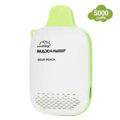 Picture of HYPPE MAX SOUR PEACH 5000 PUFFS 5CT