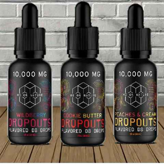 Picture of HI ON NATURE BIRTHDAY CAKE DROPOUTS DELTA 8 10000MG 1OZ
