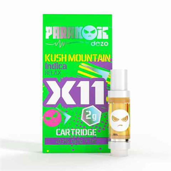Picture of DOZO KUSH MOUNTAIN INDICA DELTA 11 CARTRIDGE 2PK 4G