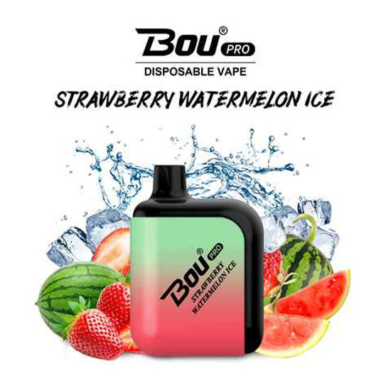 Picture of BOU STRAWBERRY WATERMELON ICE 7000 PUFFS 10CT