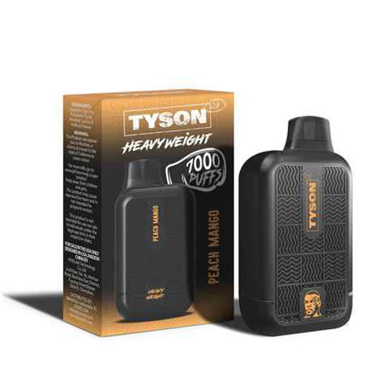 Picture of TYSON PEACH MANGO 7000 PUFFS 10CT