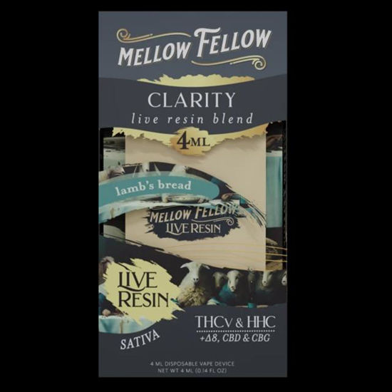 Picture of MELLOW FELLOW AMNESIA HAZE SATIVA CREATIVITY BLEND LIVE RESIN 4ML