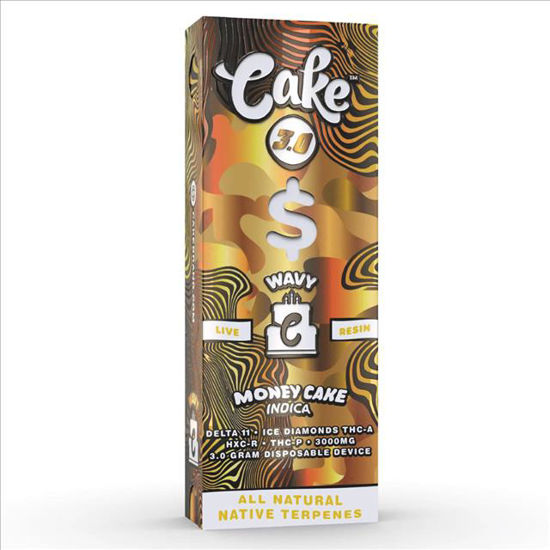Picture of CAKE MONEY CAKE DELTA 11 INDICA LIVE RESIN DISPOSABLE 3G