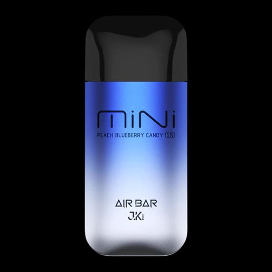 Picture of AIR BAR MINI PEACH BLUEBERRY CANDY ZERO NICOTINE 2000 PUFFS 10CT