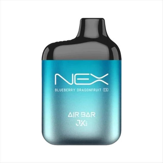 Picture of AIR BAR NEX BLUEBERRY DRAGONFRUIT ZERO NICOTINE 6500 PUFFS 10CT