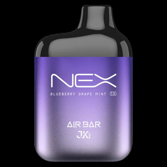 Picture of AIR BAR NEX BLUEBERRY GRAPE MINT ZERO NICOTINE 6500 PUFFS 10CT