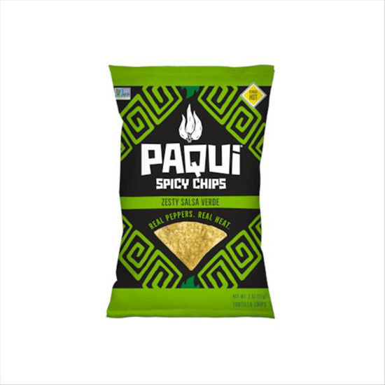 Picture of PAQUI TORTILA CHIPS SPICY ZESTY SALSA VERDE 2 oz