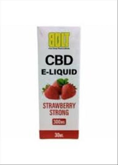 Picture of BOLT CBD E LIQUID 300MG STRAWBERRY STRONG