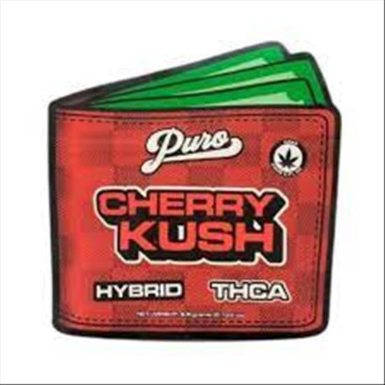 Picture of PURO THC-A FLOWER 3.5 GRAMS WALLETS CHERRY KUSH HYBRID