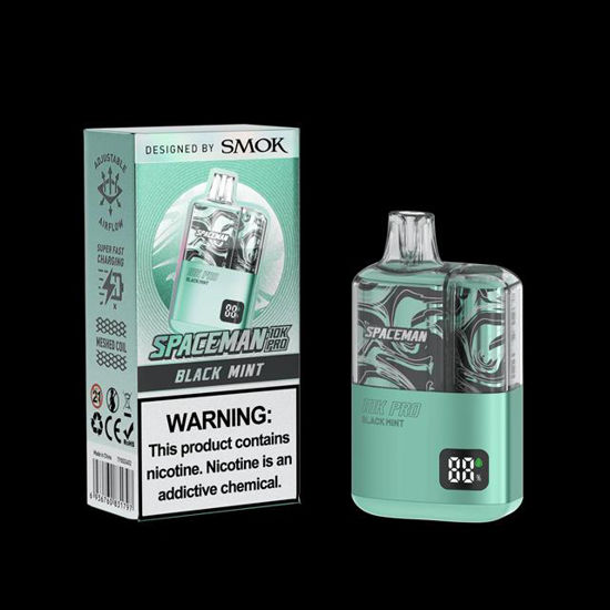 Picture of SPACEMAN 10K PRO DISPOSIBLE BLACK MINT 5CT