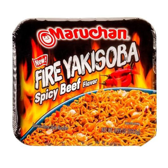 Picture of MARUCHAN FIRE YAKISOBA SPICY BEEF 3.99OZ 8 CT