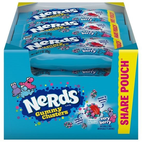 Picture of NERDS CLUSTERS VERY BERRY KING SIZE 3OZ