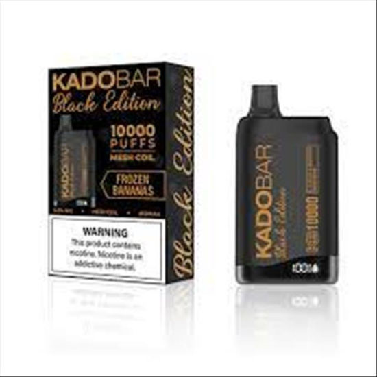 Picture of KADO BAR BLACK EDITION FROZEN BANANAS 10K PUFF 