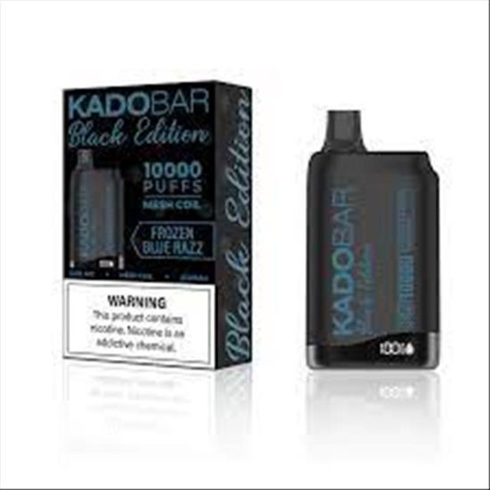 Picture of KADO BAR BLACK EDITION FROZEN BLUE RAZZ 10K PUFF 