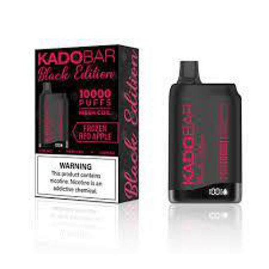 Picture of KADO BAR BLACK EDITION FROZEN RED APPLE 10K PUFF