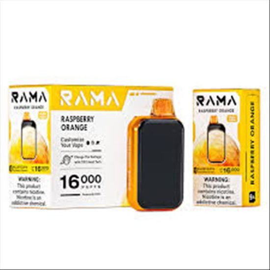 Picture of RAMA TL16000 DISPOSABLE RASPBERRY ORANGE  5PK
