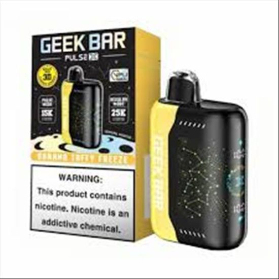 Picture of GEEK BAR PULSE X BANANA TAFFY FREEZE 25000 PUFFS