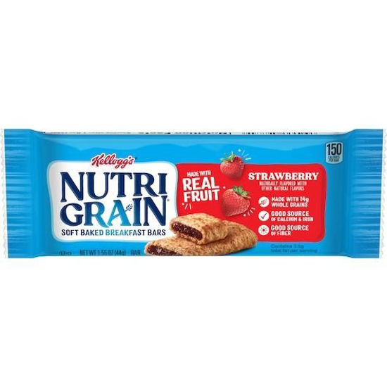 Picture of KELLOGGS NUTRIGRAIN STRAWBERRY 1.3OZ 16CT