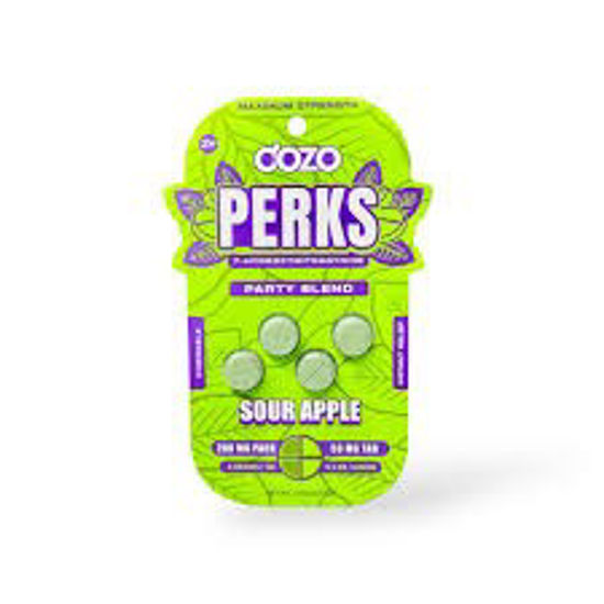 Picture of DOZO PERKS SOUR APPLE 50 MG 4 PK 