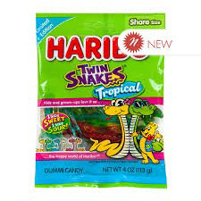 Picture of HARIBO TWIN SNAKES TROPICAL 4OZ