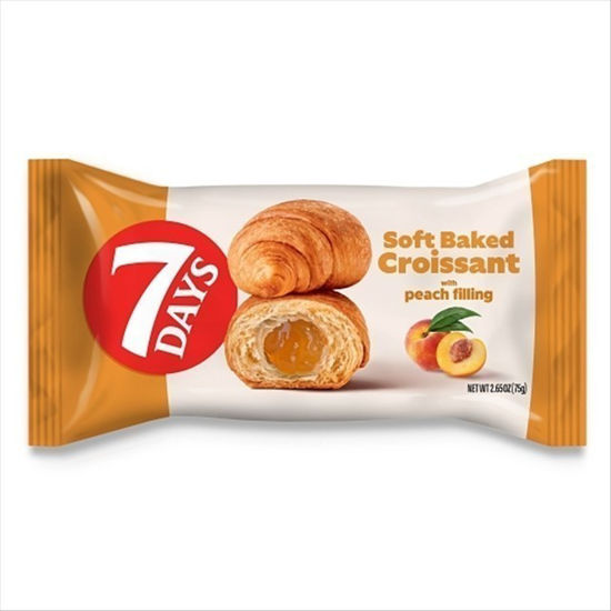 Picture of 7 DAYS CROISSANT PEACH 2.65OZ 6CT
