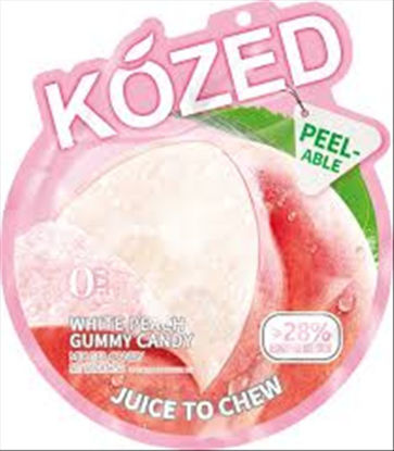 Picture of KOZED WHITE PEACH GUMMY CANDY 75GM