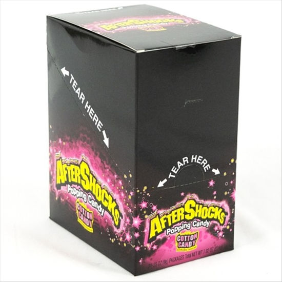 Picture of AFTERSHOCKS POPPING CANDY COTTON CANDY 24PK