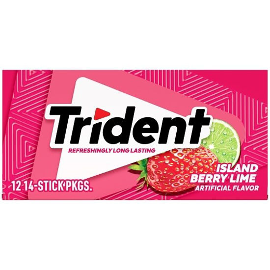Picture of TRIDENT ISLAND BERRY LIME 14 CT