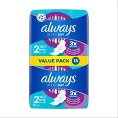 Picture of ALWAYS PADS ULTRA LONG PLUS VP 18CT