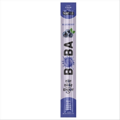 Picture of BOBAZZ TO GO BOBA STRAW BLUEBERRY 16CT 1.06OZ