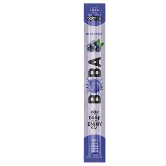 Picture of BOBAZZ TO GO BOBA STRAW BLUEBERRY 16CT 1.06OZ