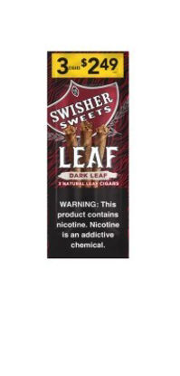 Picture of SWISHER SWEETS DARK LEAF 3 FOR 2.49