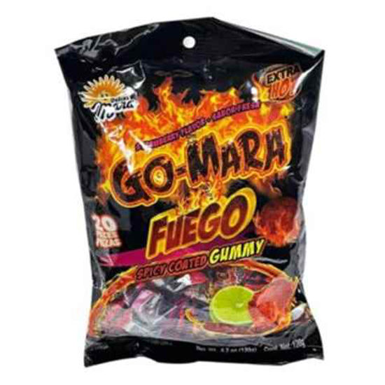 Picture of DULCES MARA GO  MARAH FUEGO SPICY COATED GUMMY 4.2OZ 20CT