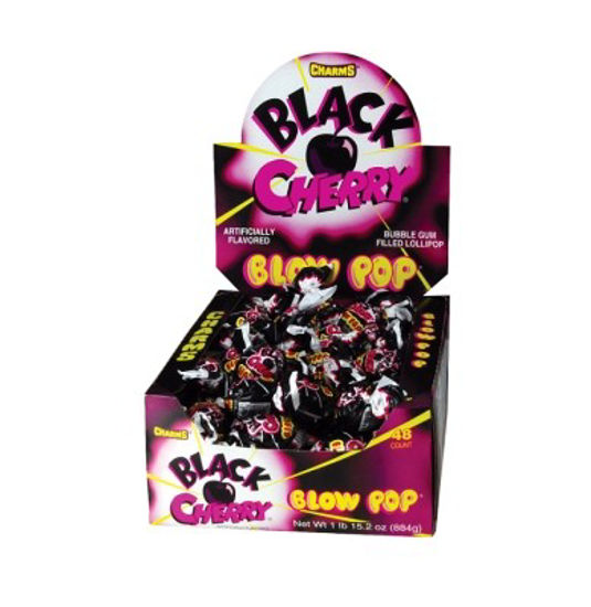 Picture of CHARMS BLOW POP BLACK CHERRY 48CT