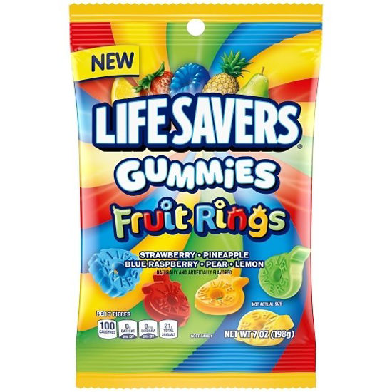 Picture of LIFE SAVERS GUMMIES FRUIT RINGS 7OZ