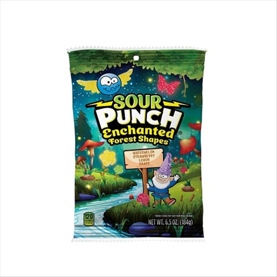 Picture of SOUR PUNCH ENCHANTED FOREST SHAPES PEG BAG 6.5OZ