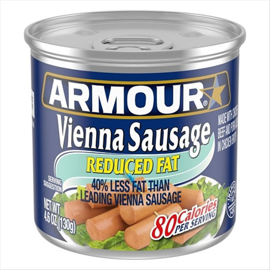 Picture of ARMOUR VIENNA SAUSAGE REDCUCED SODIUM 4.6OZ