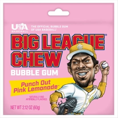 Picture of BIG LEAGUE CHEW PUNCH OUT PINK LEMONADE 2.12 OZ 12CT