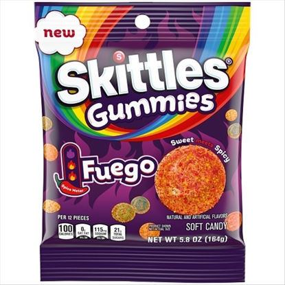 Picture of SKITTLES GUMMIES FUEGO 5.8 OZ 