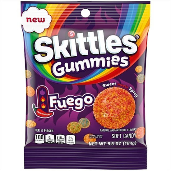 Picture of SKITTLES GUMMIES FUEGO 5.8 OZ 