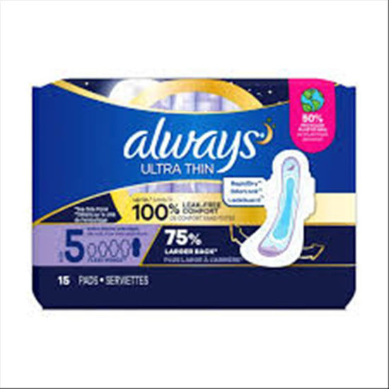 Picture of ALWAYS ULTRA THIN SIZE 5 15CT