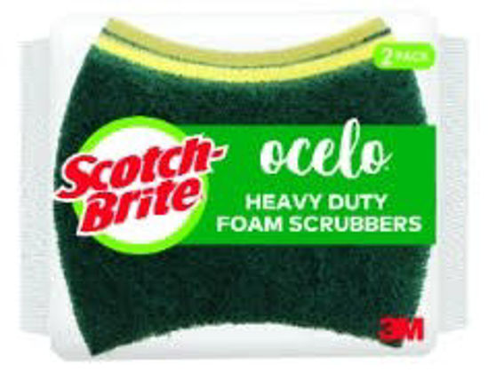Picture of SCOTCH BRITE HEAVY DUTY FOAM SCRUBBER 2PK