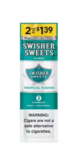 Picture of SWISHER SWEETS TROPICAL FUSION 2 FOR 1.39