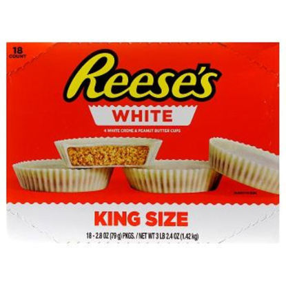 Picture of REESE'S WHITE PEANUT BUTTER CUP KS 2.8OZ 18CT