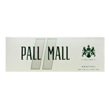 Picture of PALL MALL MENTHOL WHITE 100 BOX