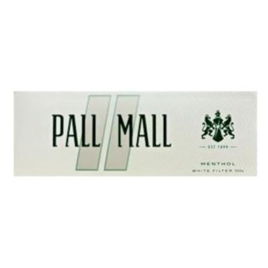 Picture of PALL MALL MENTHOL WHITE 100 BOX