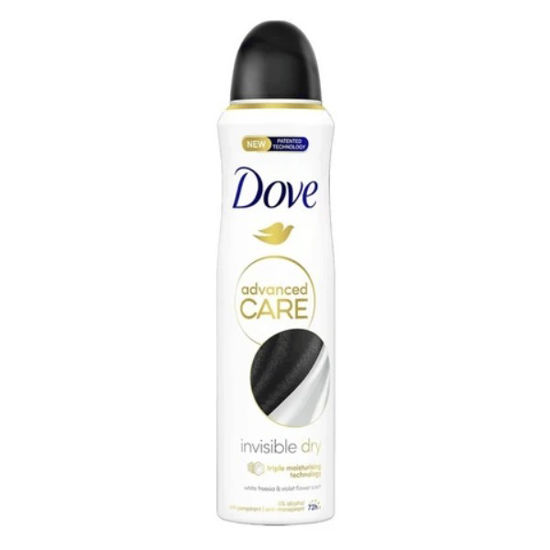Picture of DOVE BODY SPRAY INVISIBLE DRY 150ML