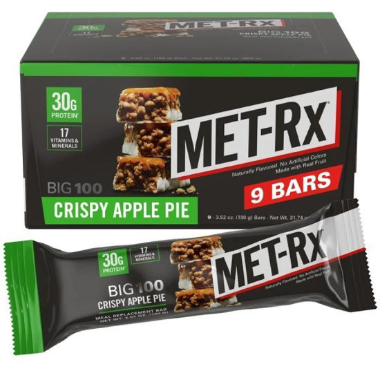Picture of MET-RX PROTEIN PLUS CRISPY APPLE PIE 3.52OZ 9CT